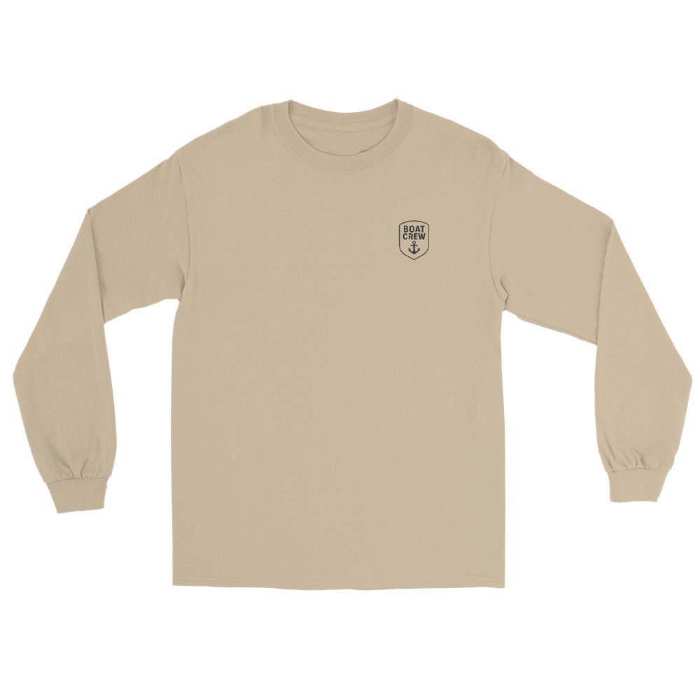 Boat Crew Anchor Logo Long Sleeve Shirt - The Standard Nautical Tee by Boat Crew Co.