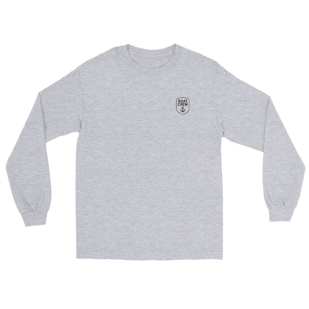 Boat Crew Anchor Logo Long Sleeve Shirt - The Standard Nautical Tee by Boat Crew Co.