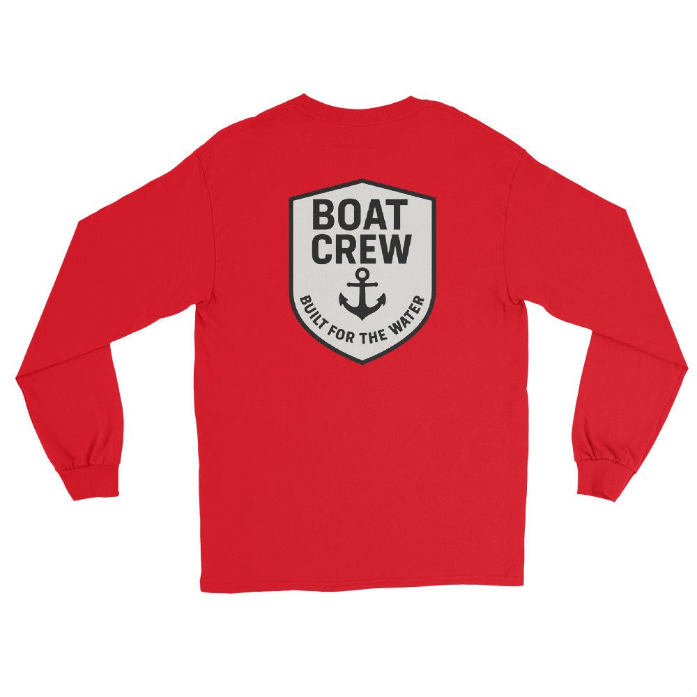 Boat Crew Anchor Logo Long Sleeve Shirt - The Standard Nautical Tee by Boat Crew Co.
