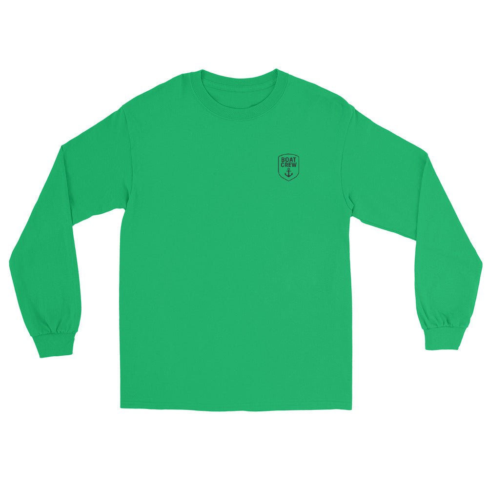 Boat Crew Anchor Logo Long Sleeve Shirt - The Standard Nautical Tee by Boat Crew Co.