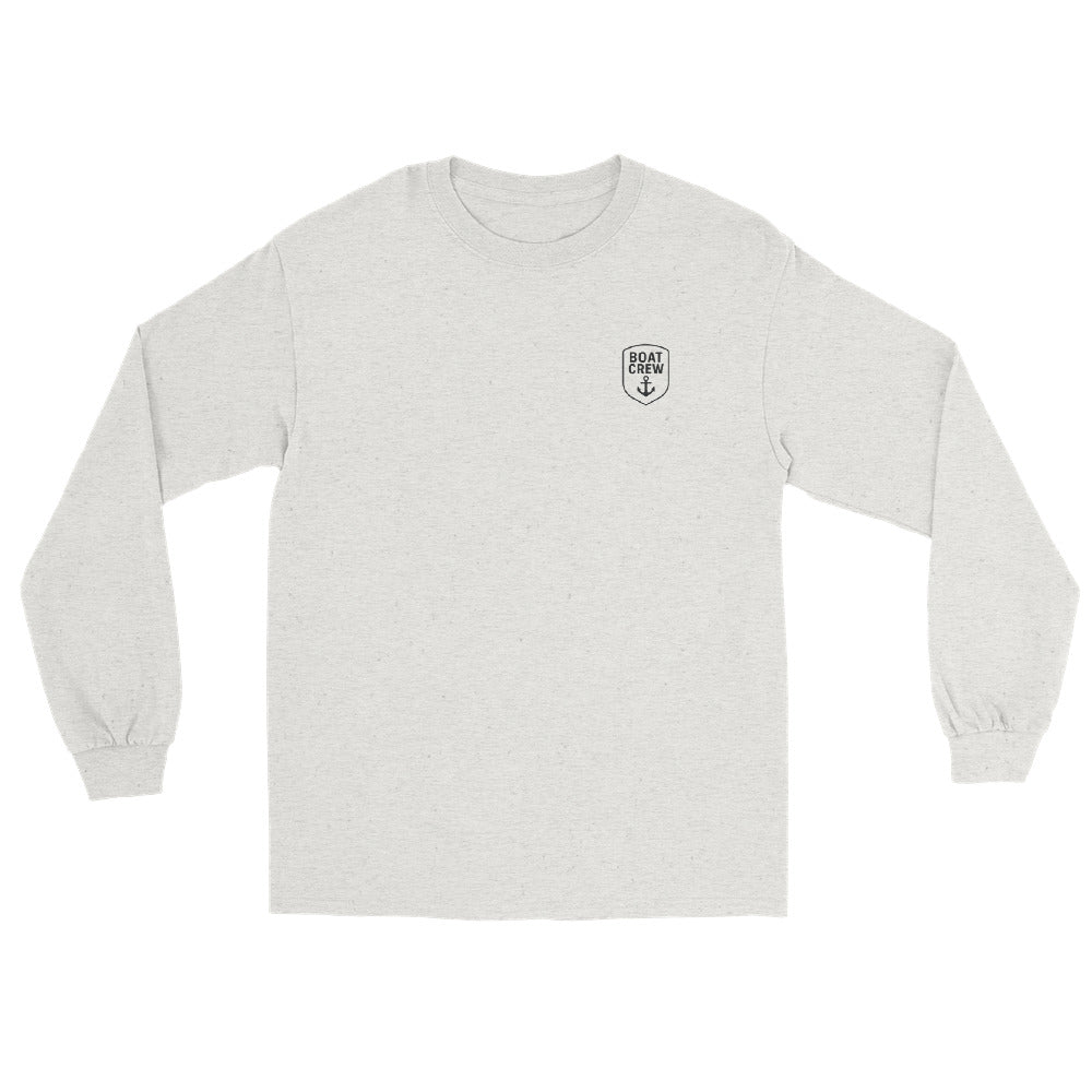 Boat Crew Anchor Logo Long Sleeve Shirt - The Standard Nautical Tee by Boat Crew Co.