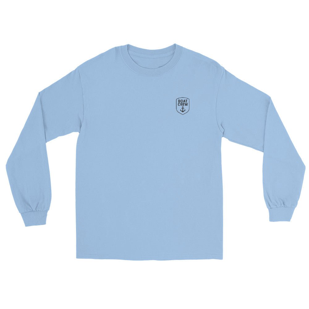 Boat Crew Anchor Logo Long Sleeve Shirt - The Standard Nautical Tee by Boat Crew Co.