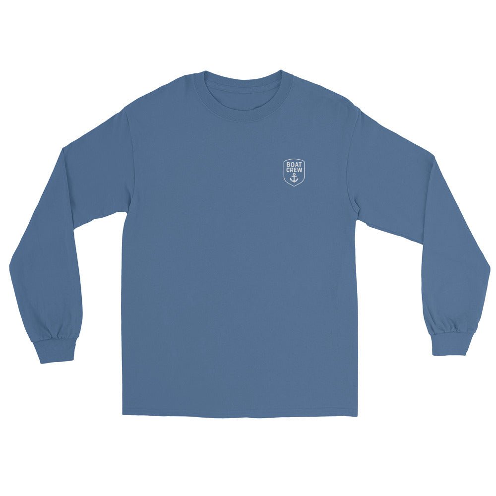 Boat Crew Anchor Logo Long Sleeve Shirt - The Standard Nautical Tee by Boat Crew Co.