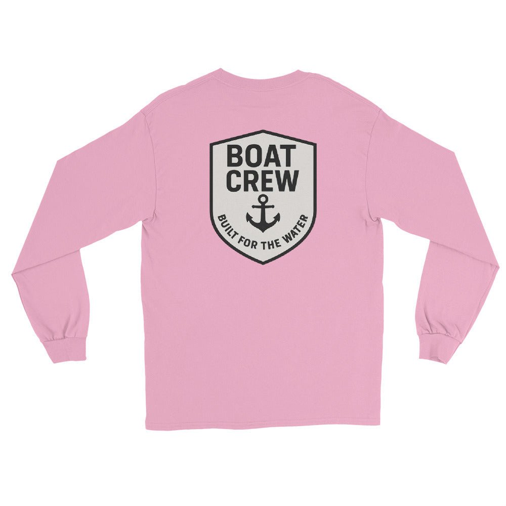 Boat Crew Anchor Logo Long Sleeve Shirt - The Standard Nautical Tee by Boat Crew Co.