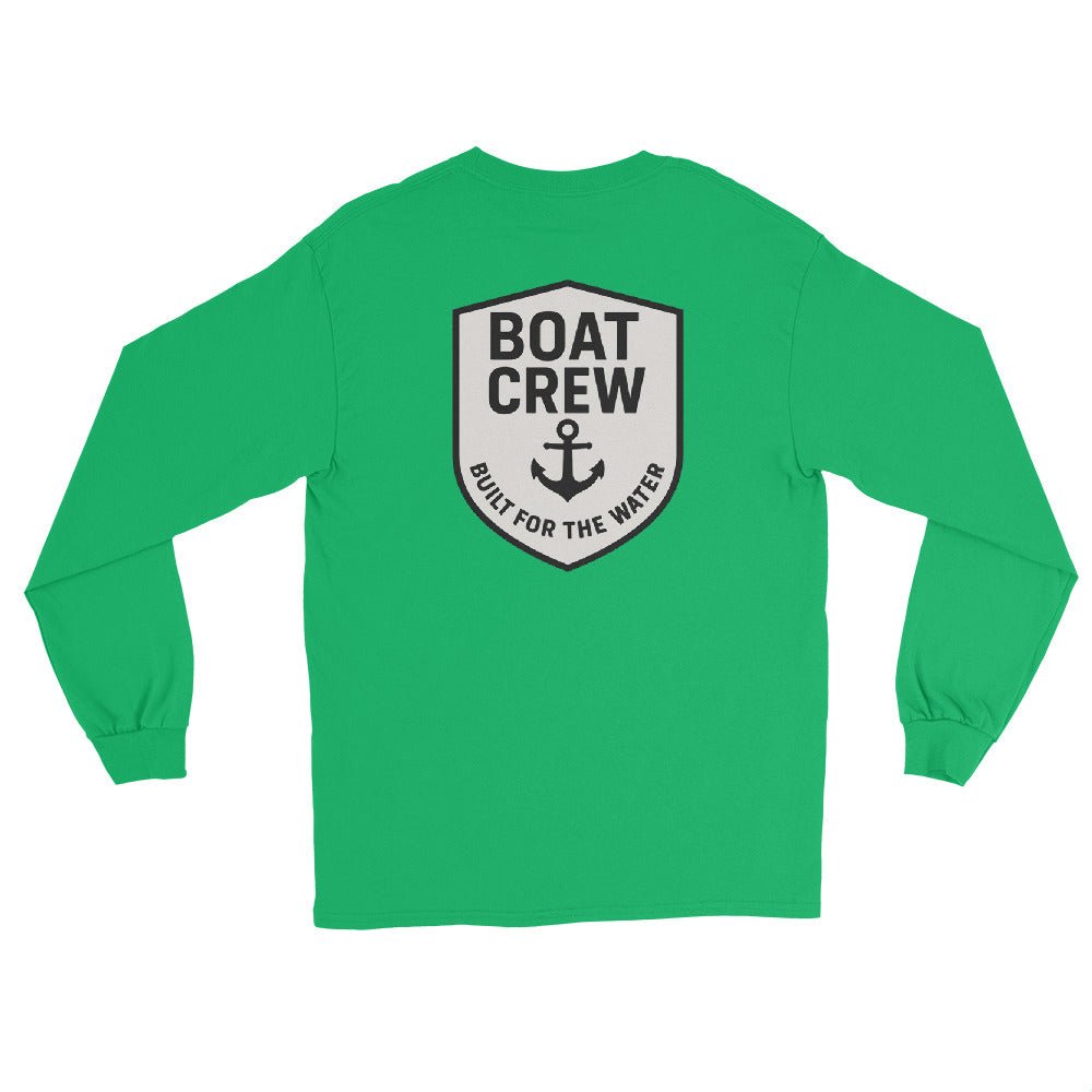 Boat Crew Anchor Logo Long Sleeve Shirt - The Standard Nautical Tee by Boat Crew Co.