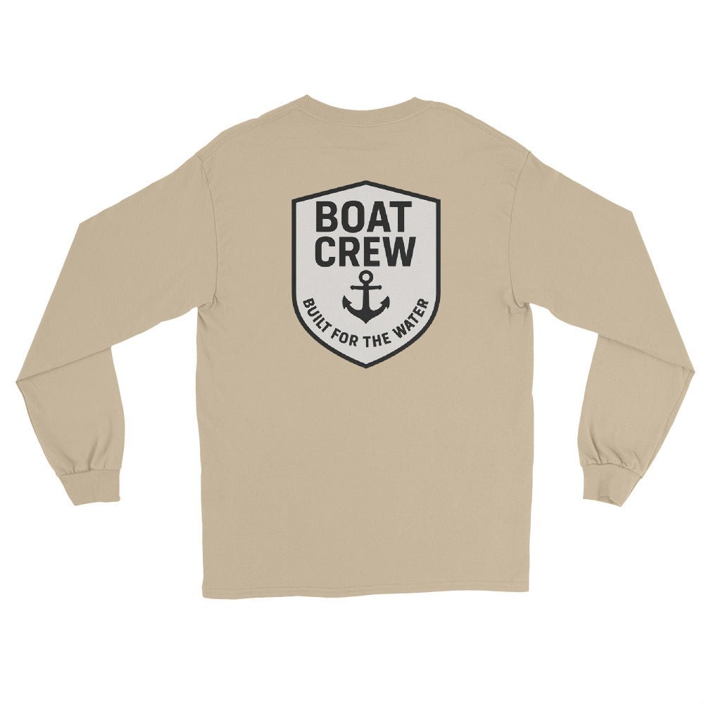 Boat Crew Anchor Logo Long Sleeve Shirt - The Standard Nautical Tee by Boat Crew Co.