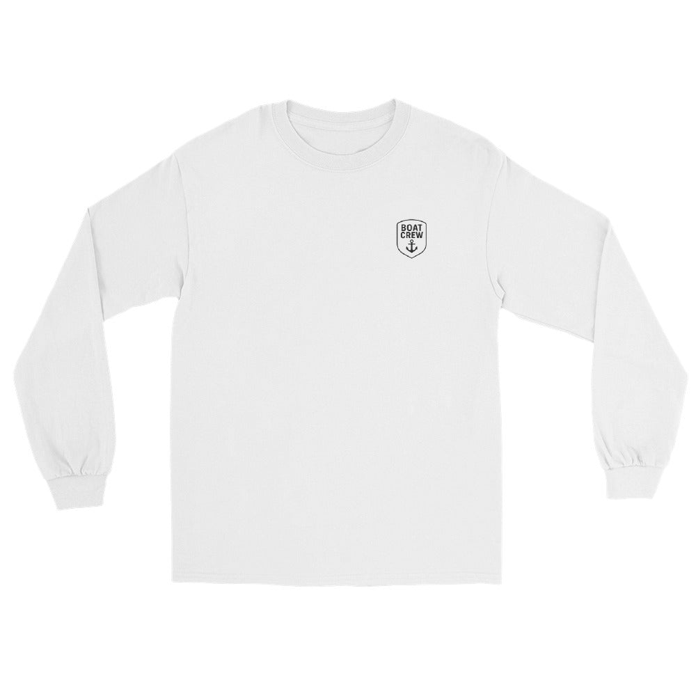 Boat Crew Anchor Logo Long Sleeve Shirt - The Standard Nautical Tee by Boat Crew Co.