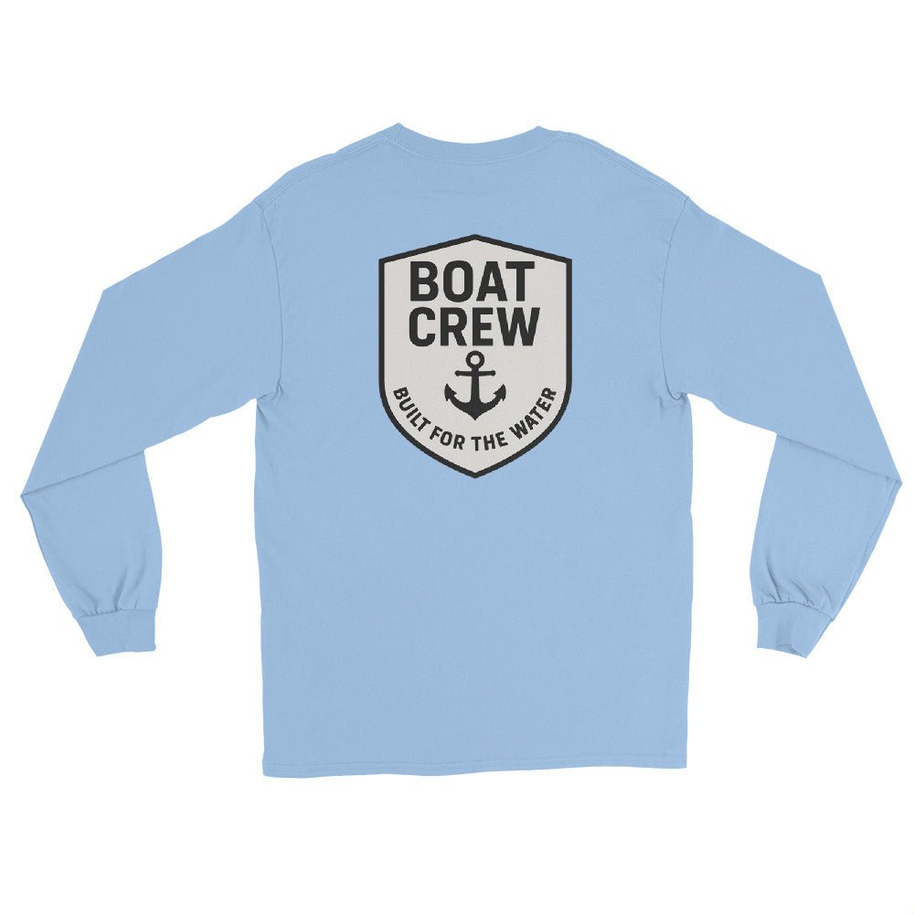 Boat Crew Anchor Logo Long Sleeve Shirt - The Standard Nautical Tee by Boat Crew Co.