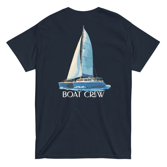 Boat Crew Co. Catamaran Sailboat shirt – Fleet Collection nautical tee
