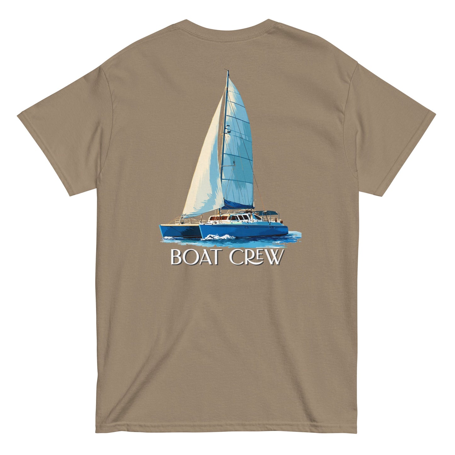 Boat Crew Co. Catamaran Sailboat shirt – Fleet Collection nautical tee