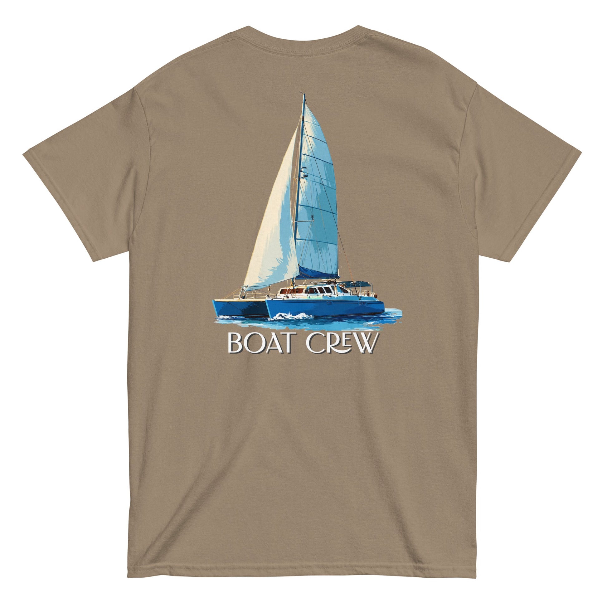 Boat Crew Co. Catamaran Sailboat shirt – Fleet Collection nautical tee