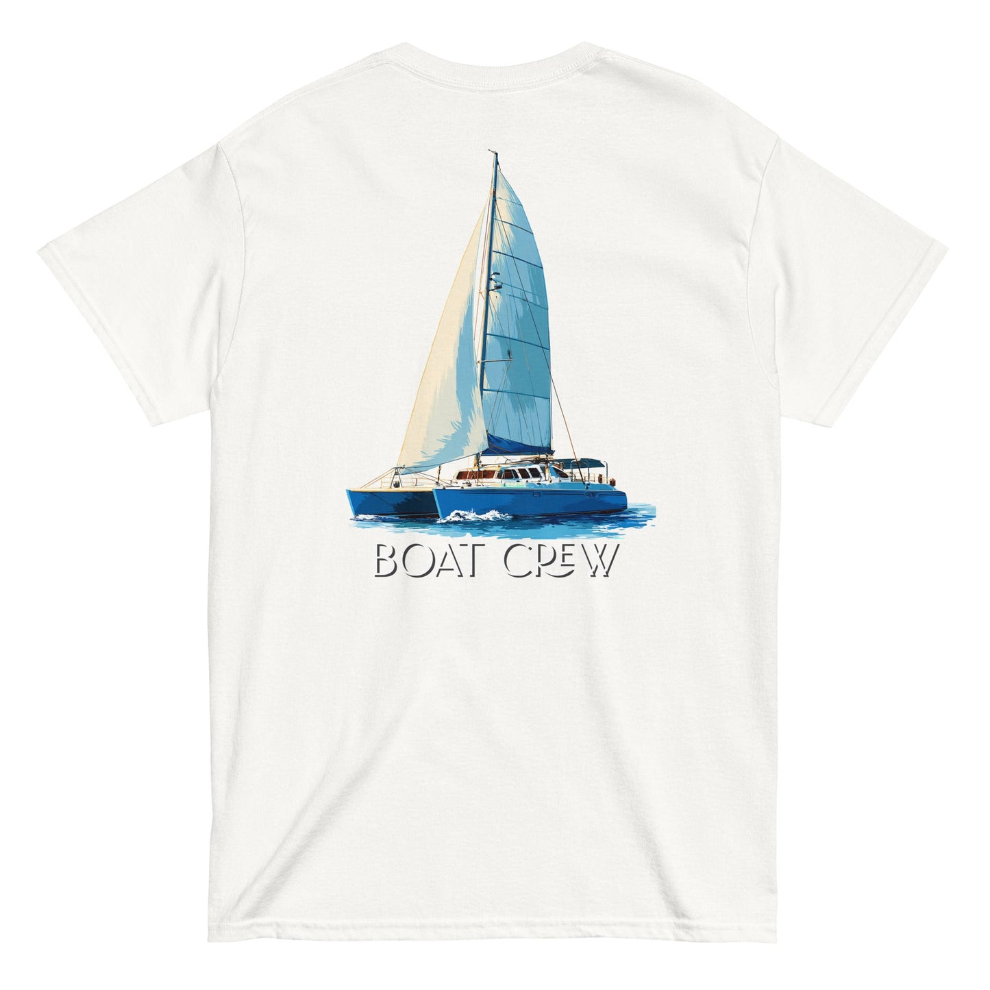 Boat Crew Co. Catamaran Sailboat shirt – Fleet Collection nautical tee