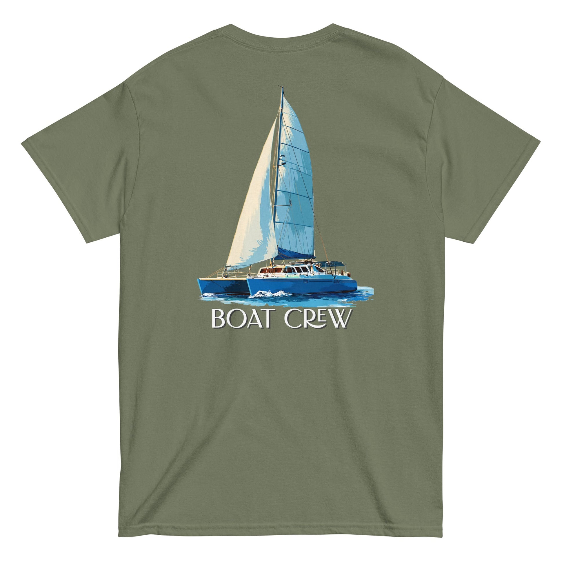 Boat Crew Co. Catamaran Sailboat shirt – Fleet Collection nautical tee