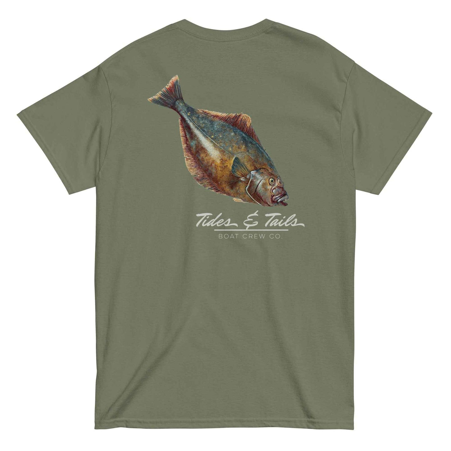 Halibut Fishing Shirt | Tides & Tails by Boat Crew Co.