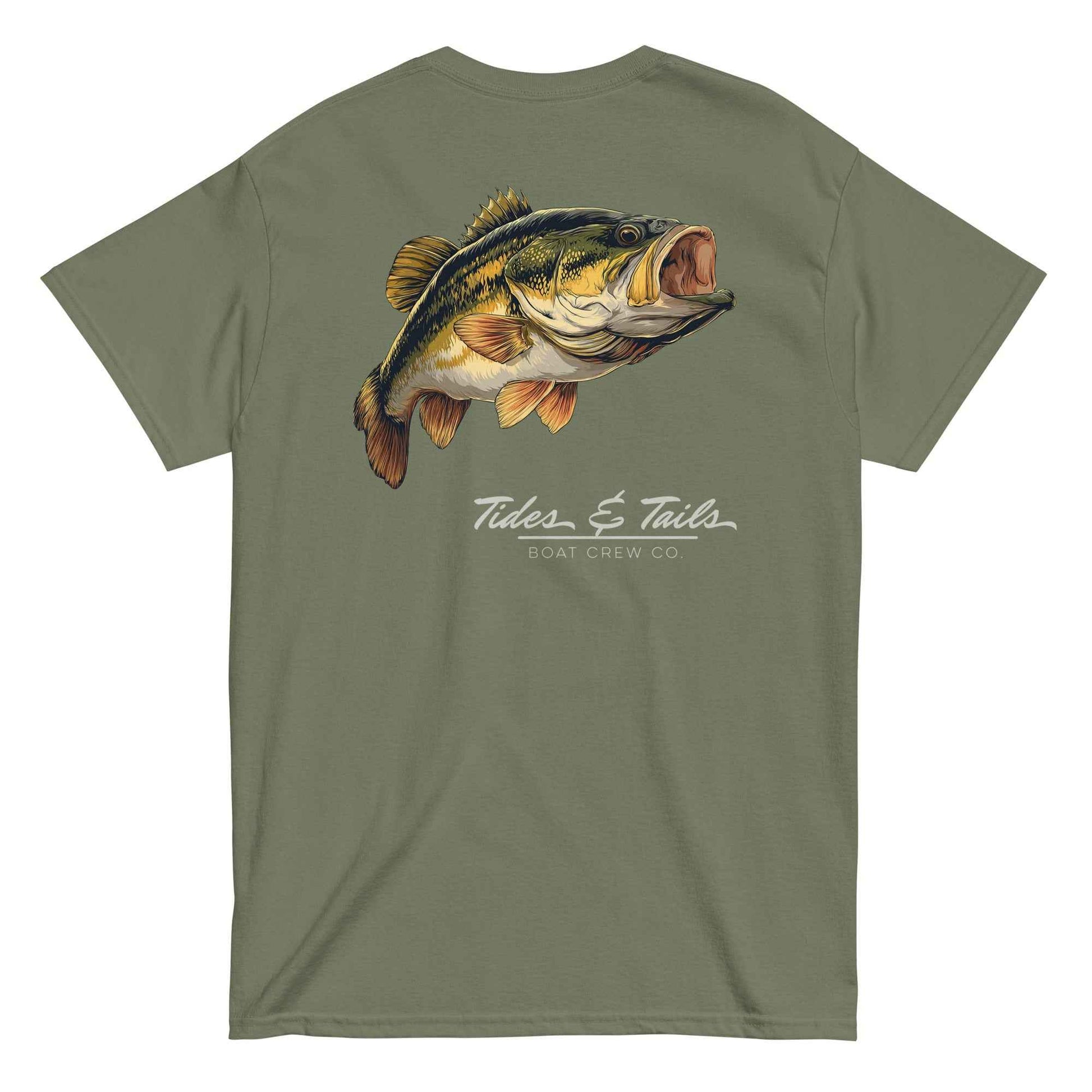 Largemouth Bass Fishing Shirt | Tides & Tails by Boat Crew Co.