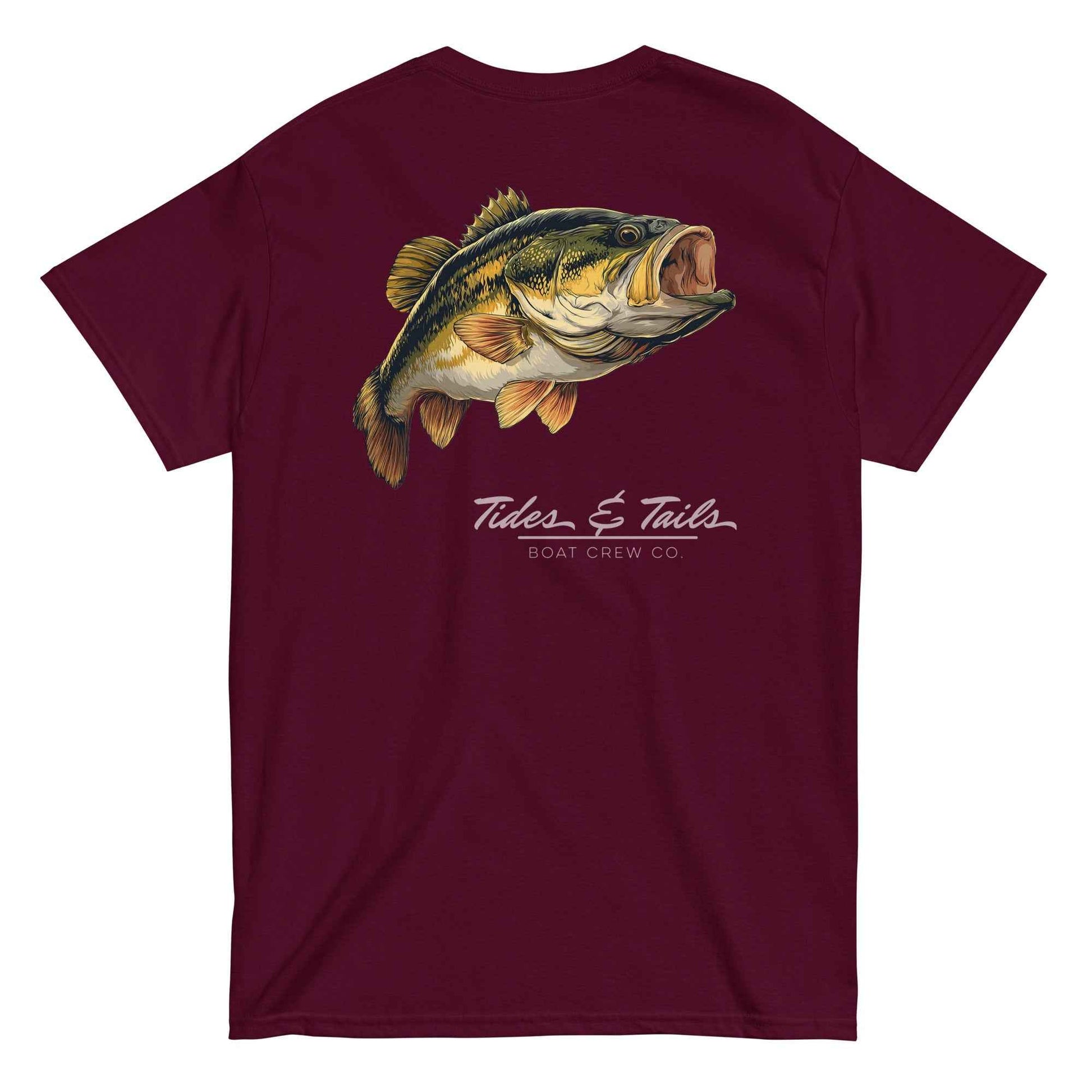 Largemouth Bass Fishing Shirt | Tides & Tails by Boat Crew Co.