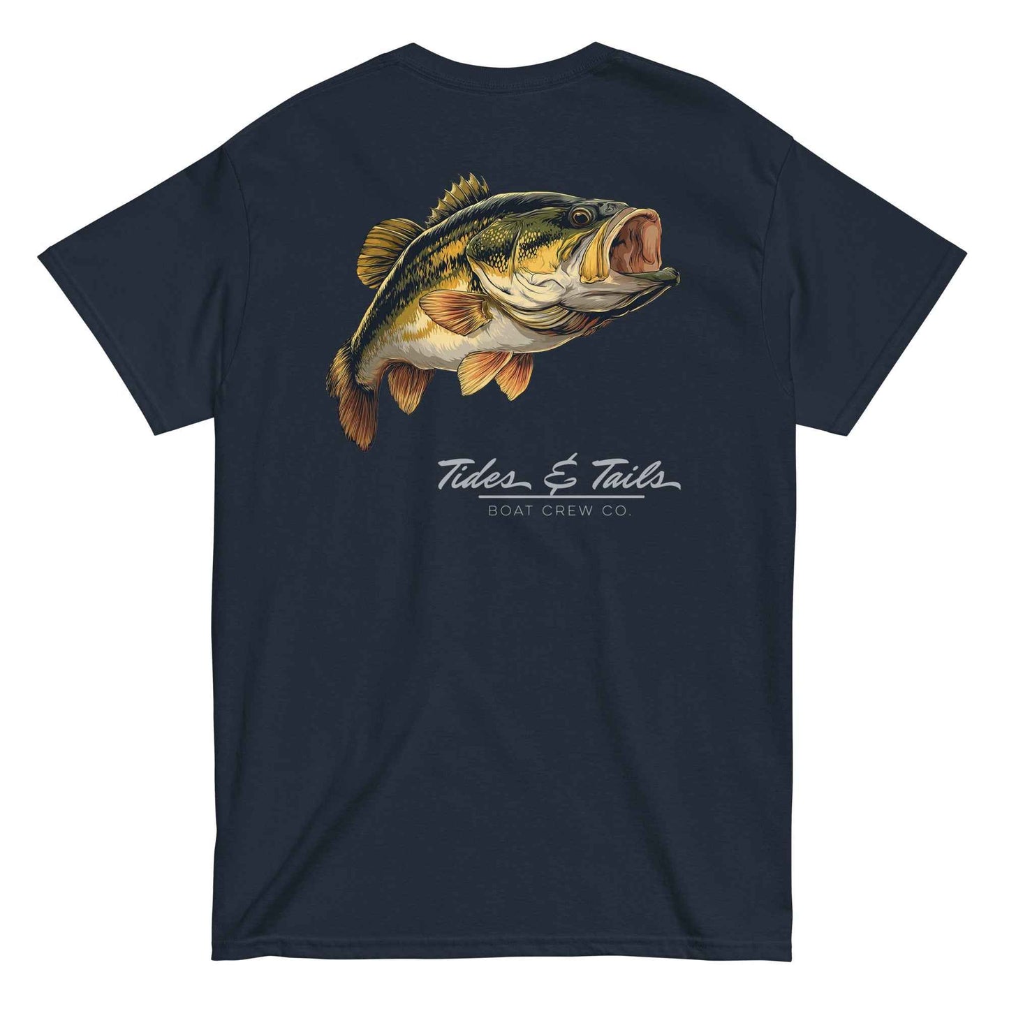 Largemouth Bass Fishing Shirt | Tides & Tails by Boat Crew Co.