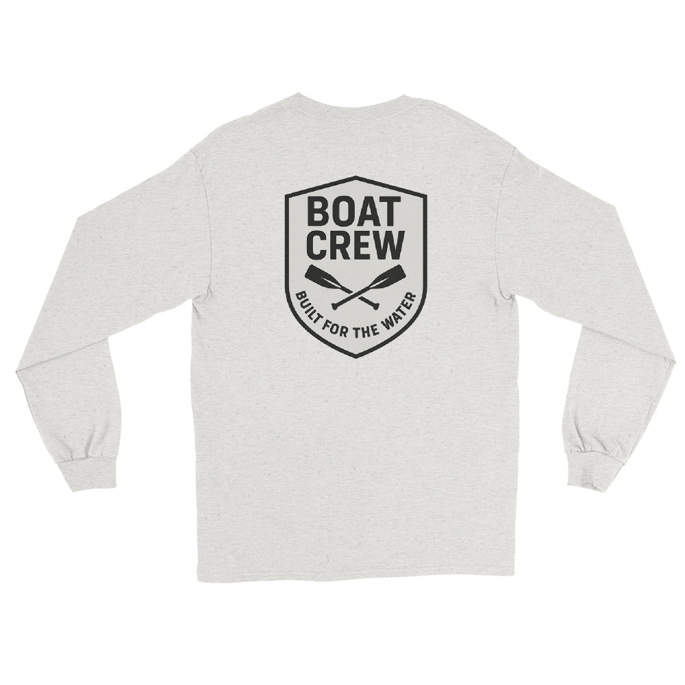 Boat Crew Oars Logo Long Sleeve Shirt – The Standard Nautical Tee by Boat Crew Co.