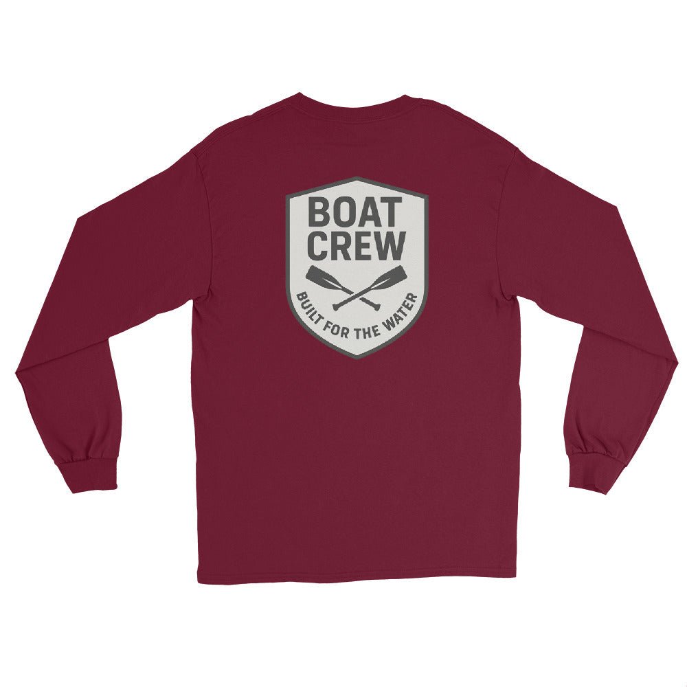 Boat Crew Oars Logo Long Sleeve Shirt – The Standard Nautical Tee by Boat Crew Co.