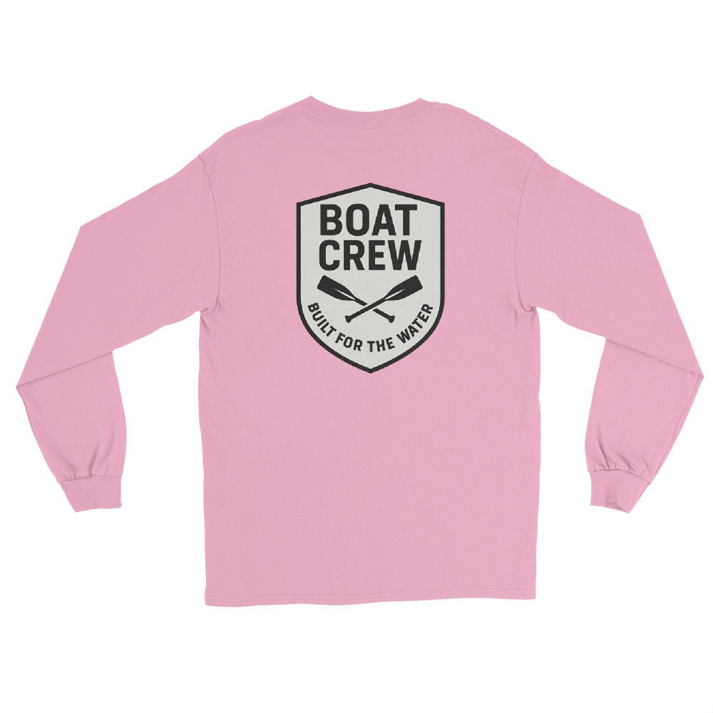 Boat Crew Oars Logo Long Sleeve Shirt – The Standard Nautical Tee by Boat Crew Co.