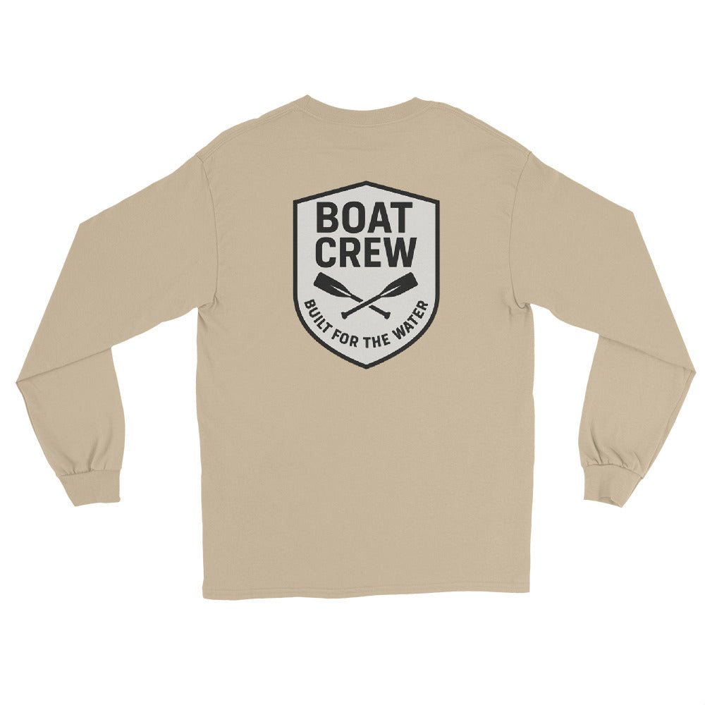 Boat Crew Oars Logo Long Sleeve Shirt – The Standard Nautical Tee by Boat Crew Co.