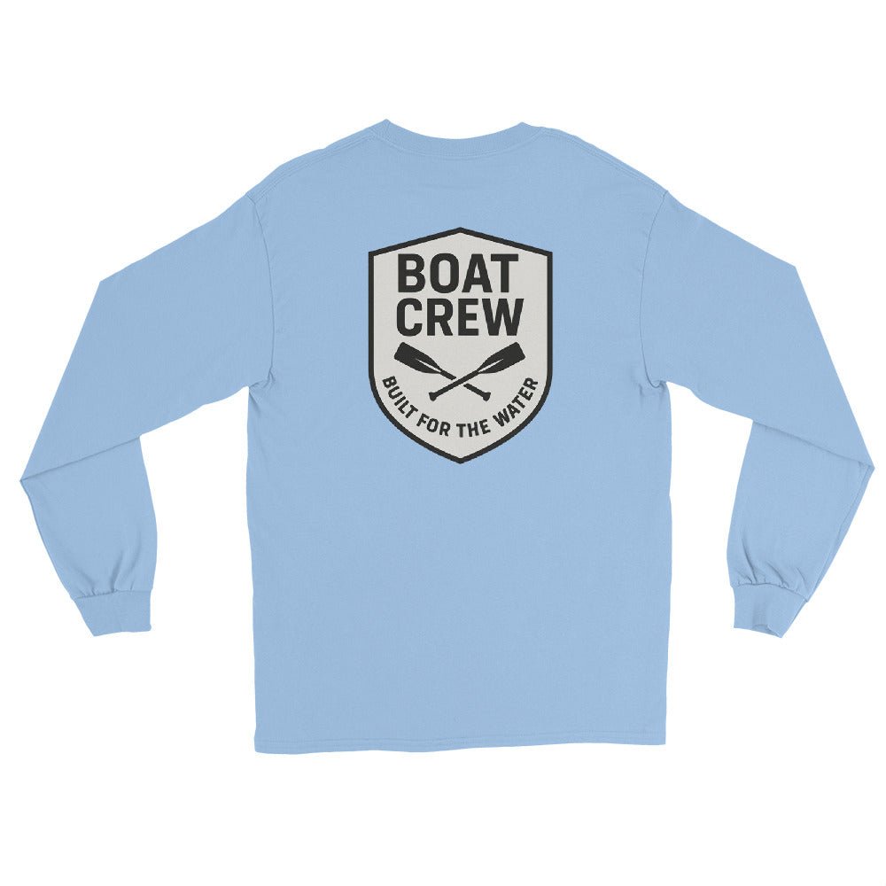 Boat Crew Oars Logo Long Sleeve Shirt – The Standard Nautical Tee by Boat Crew Co.