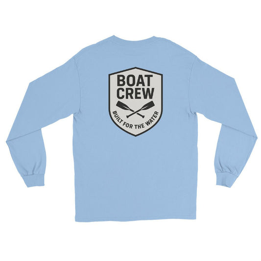 Boat Crew Oars Logo Long Sleeve Shirt – The Standard Nautical Tee by Boat Crew Co.