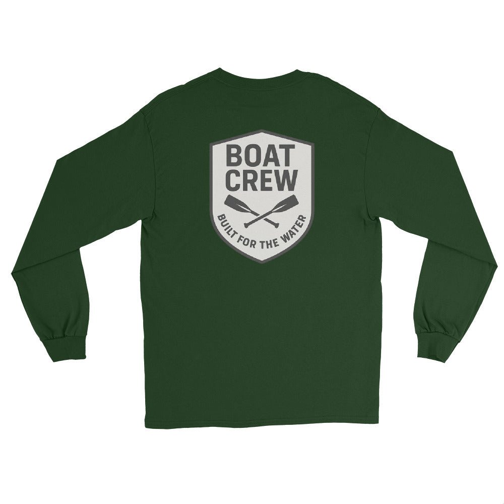 Boat Crew Oars Logo Long Sleeve Shirt – The Standard Nautical Tee by Boat Crew Co.
