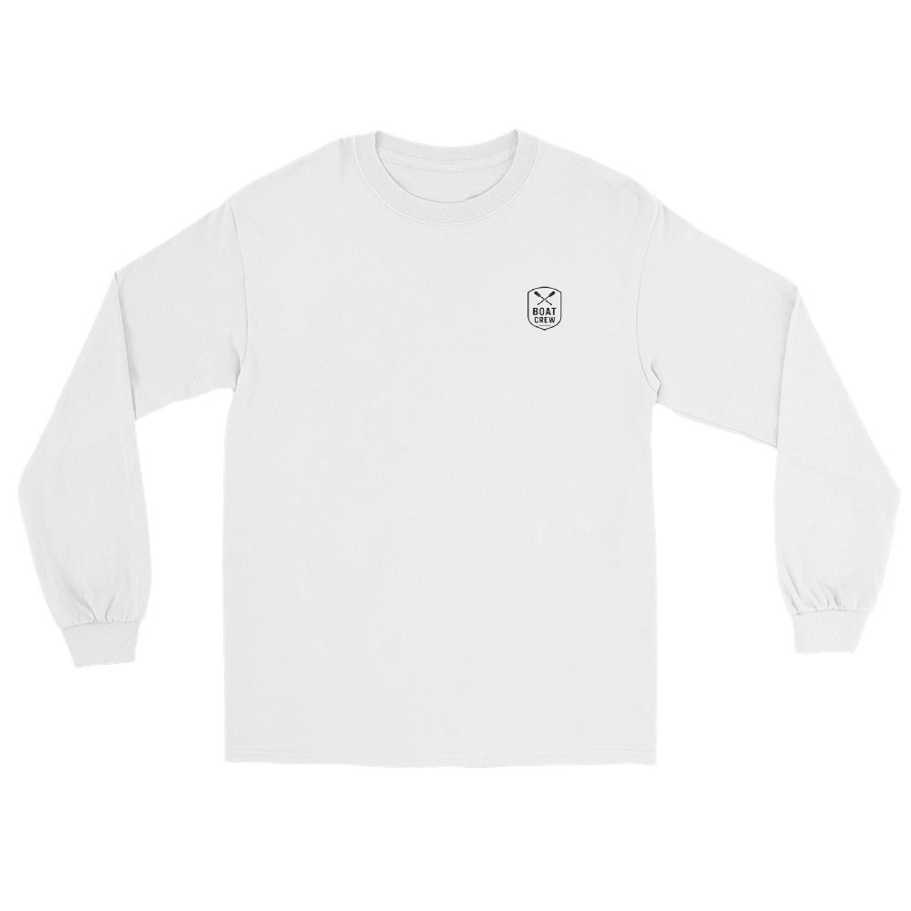 Boat Crew Oars Logo Long Sleeve Shirt – The Standard Nautical Tee by Boat Crew Co.