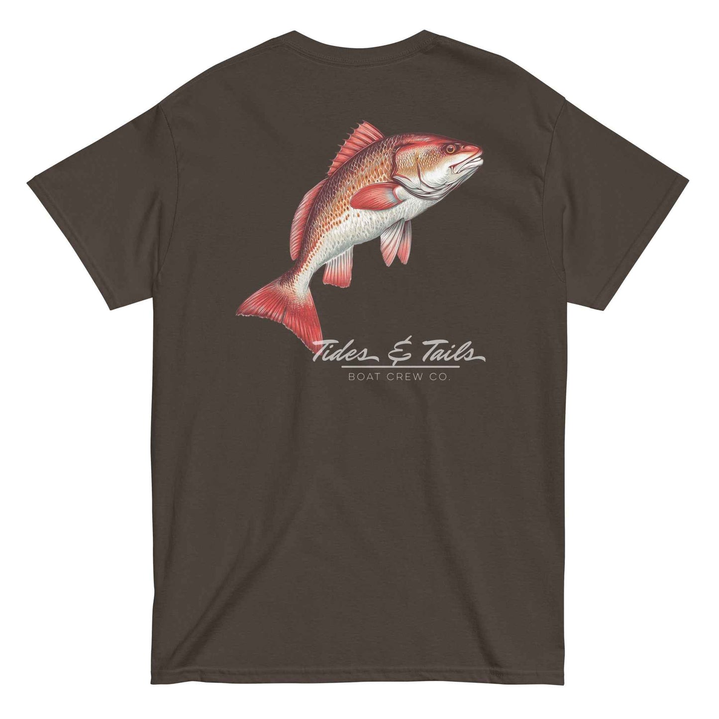 Red Drum Fishing Shirt | Tides & Tails by Boat Crew Co.