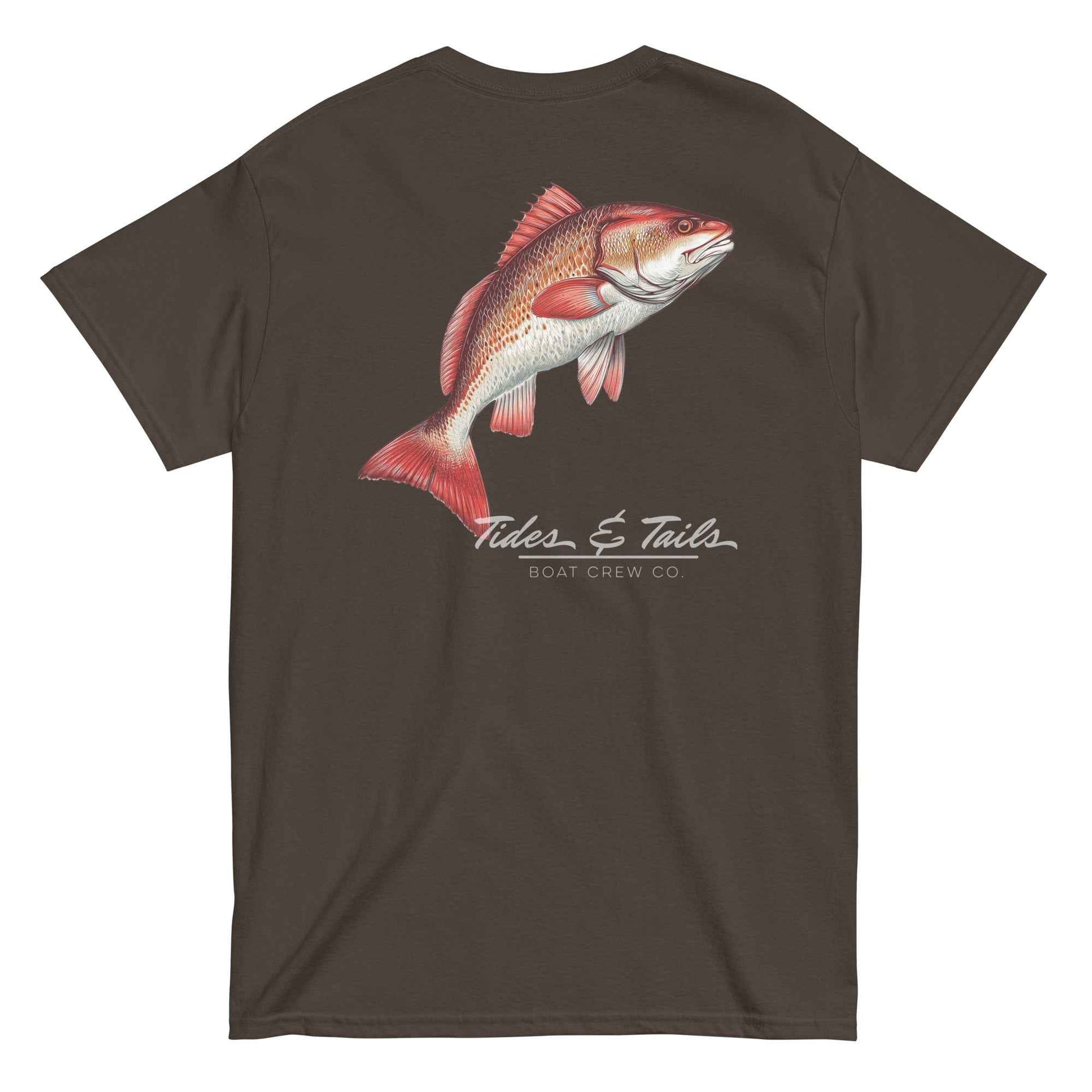 Red Drum Fishing Shirt | Tides & Tails by Boat Crew Co.