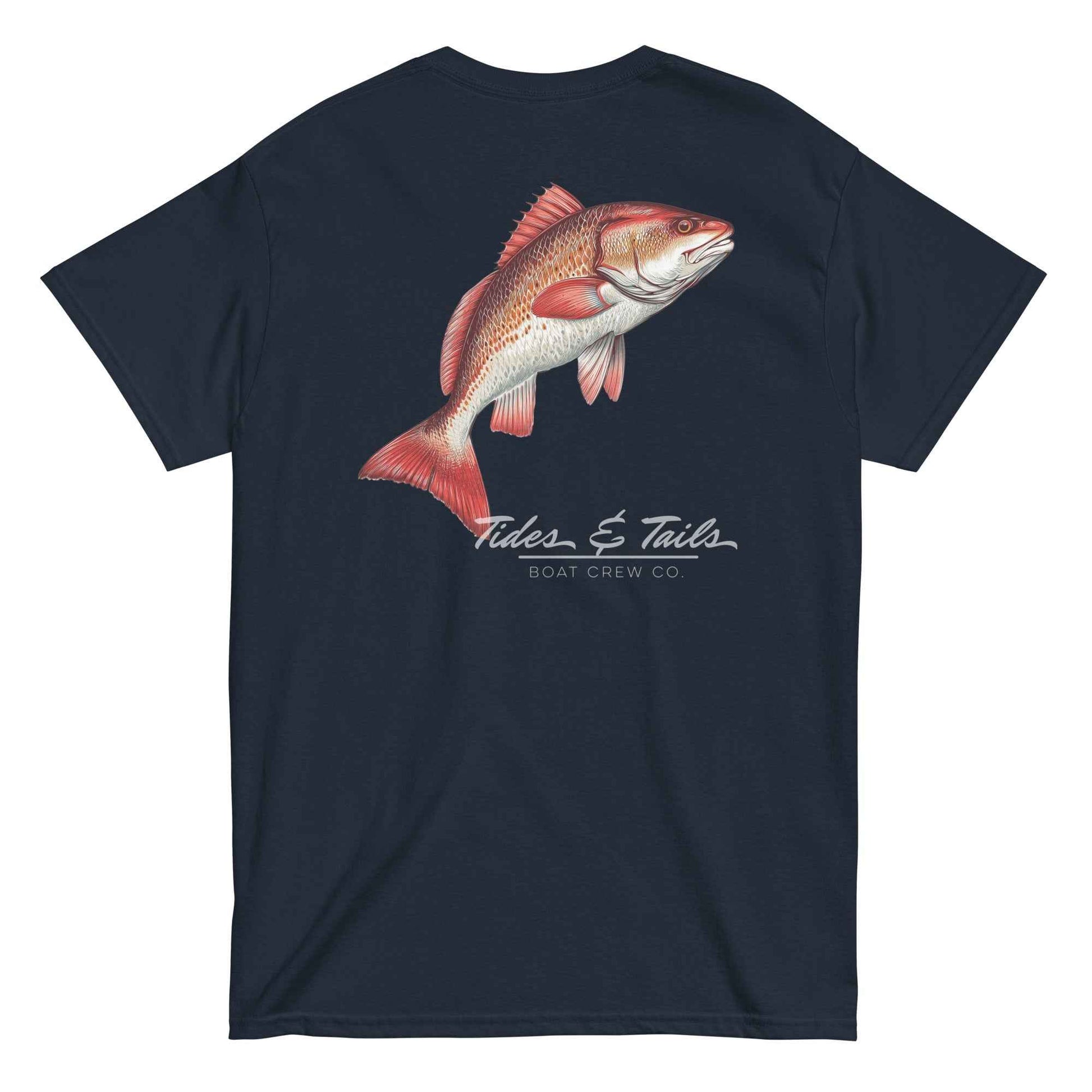 Red Drum Fishing Shirt | Tides & Tails by Boat Crew Co.