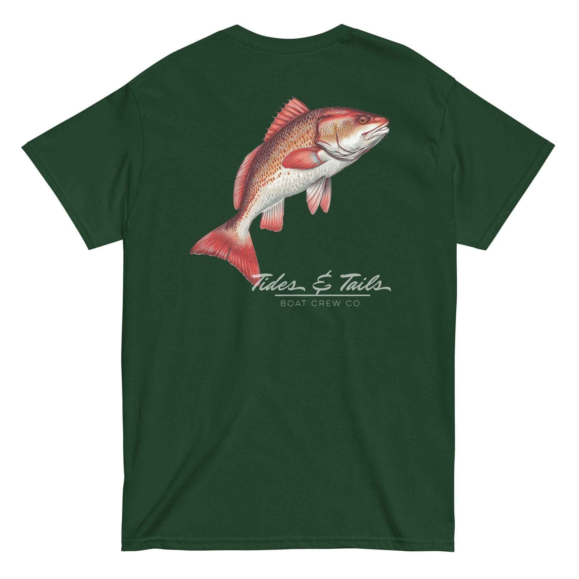 Red Drum Fishing Shirt | Tides & Tails by Boat Crew Co.
