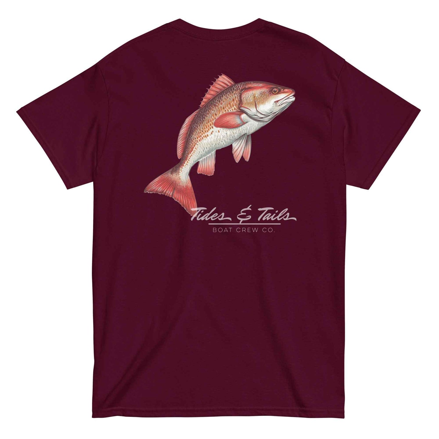 Red Drum Fishing Shirt | Tides & Tails by Boat Crew Co.