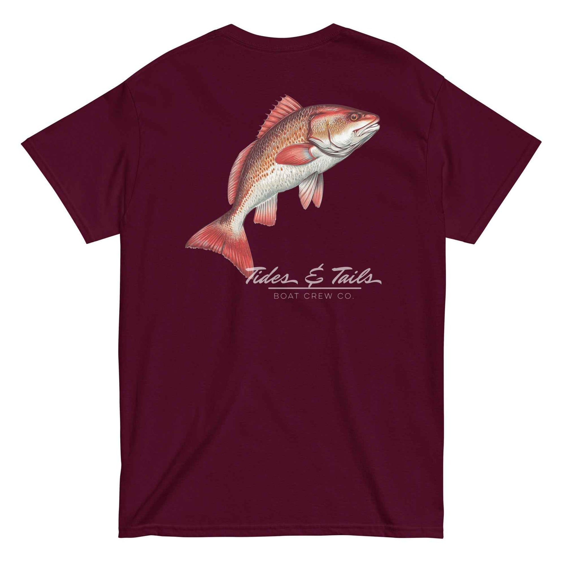 Red Drum Fishing Shirt | Tides & Tails by Boat Crew Co.