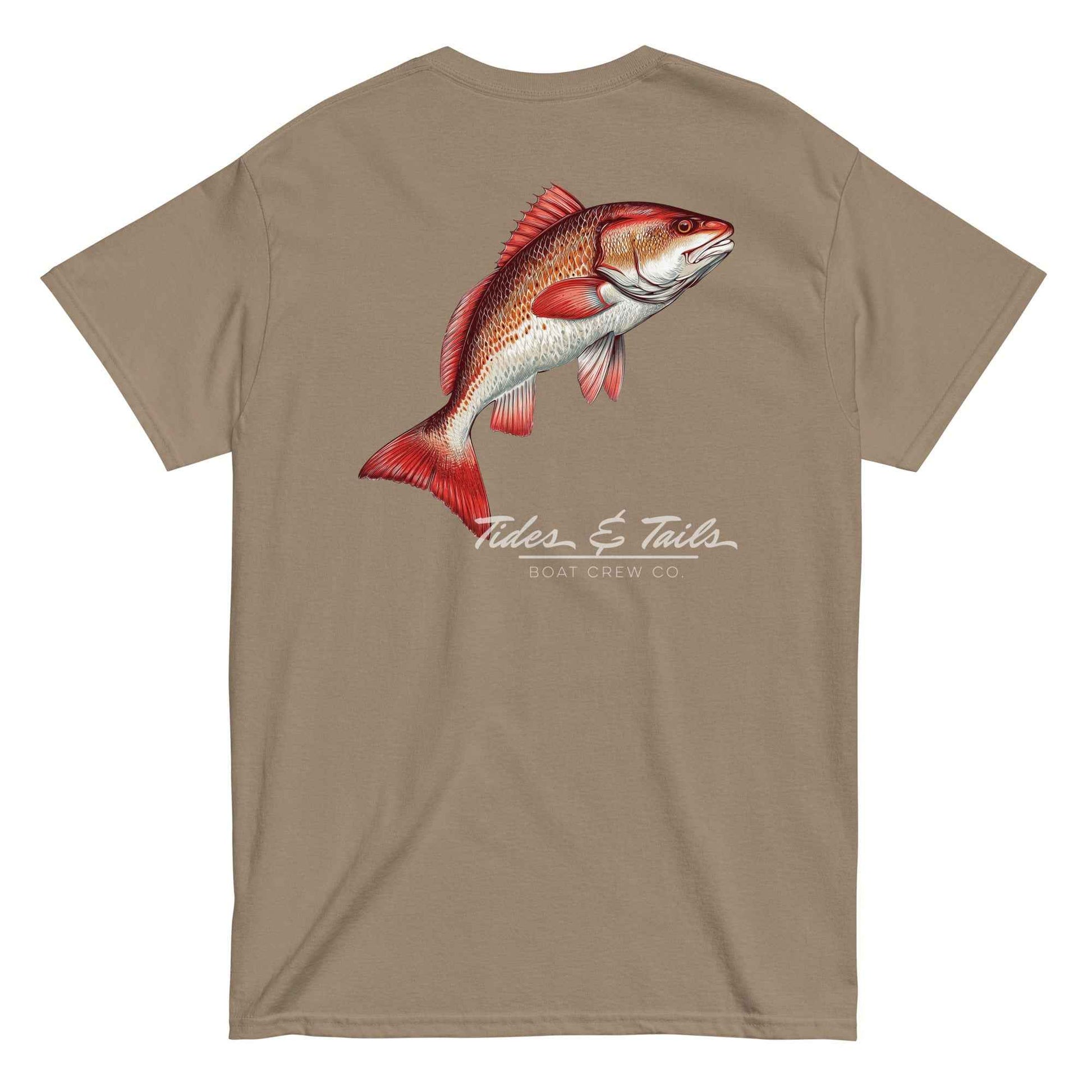 Red Drum Fishing Shirt | Tides & Tails by Boat Crew Co.