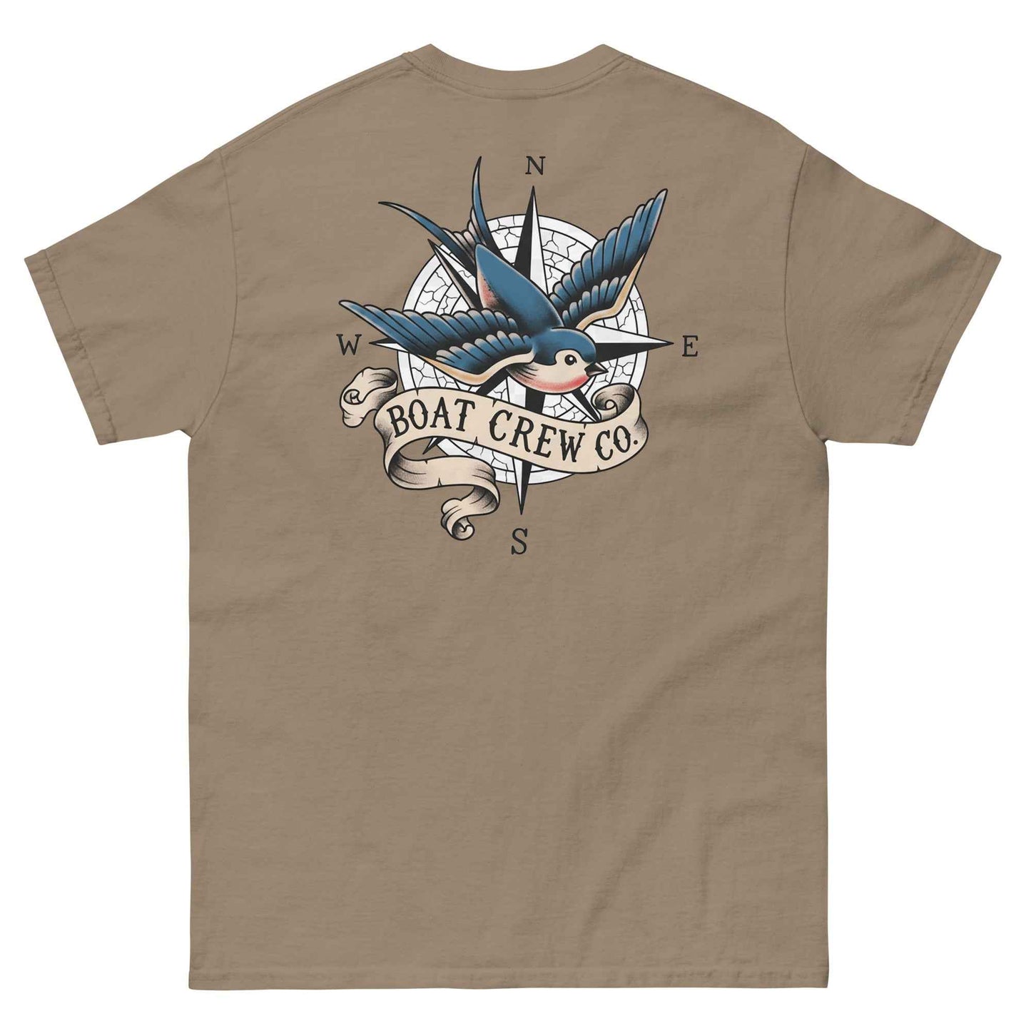 Boat Crew Swallow Logo Shirt | Nautical Heritage Tee by Boat Crew Co.