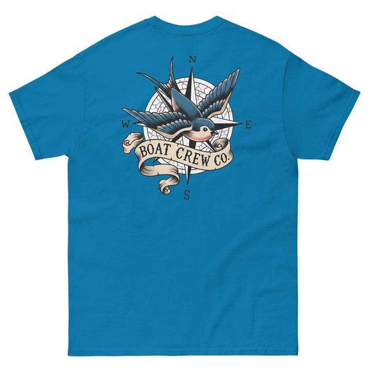 Boat Crew Swallow Logo Shirt | Nautical Heritage Tee by Boat Crew Co.