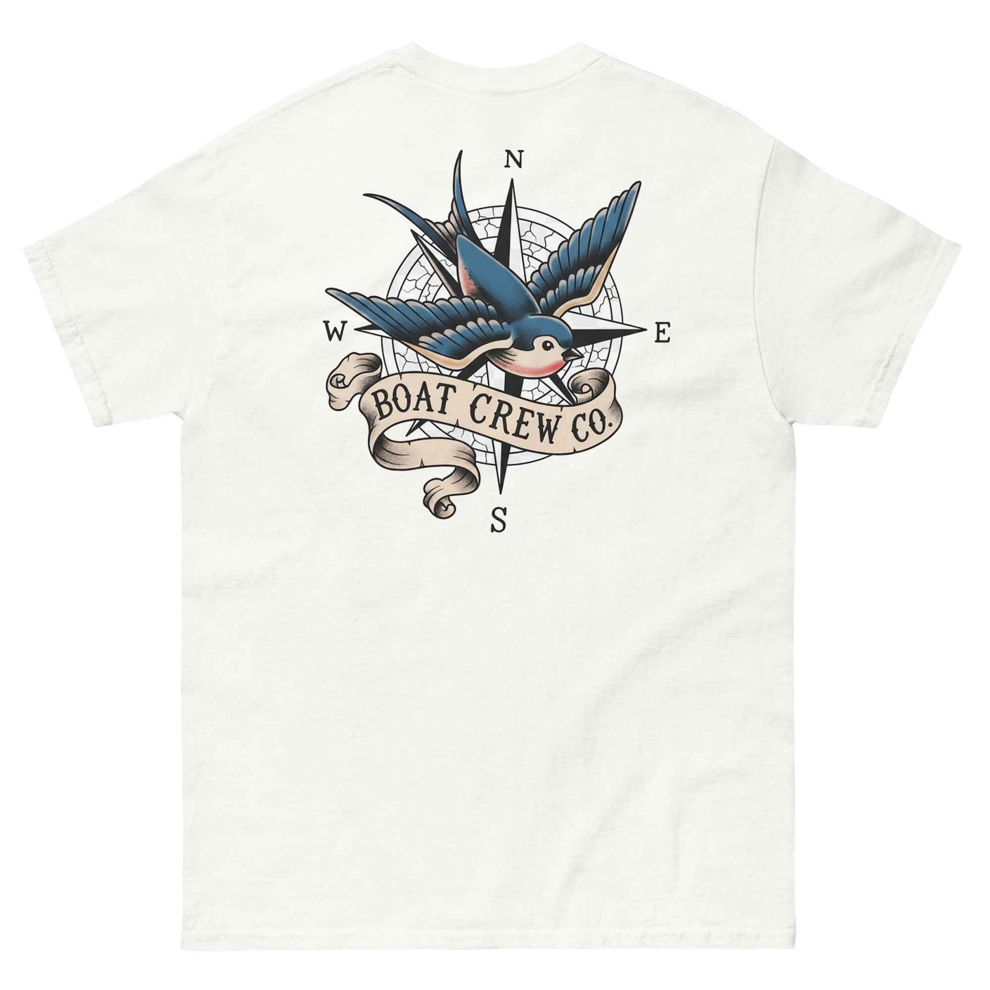 Boat Crew Swallow Logo Shirt | Nautical Heritage Tee by Boat Crew Co.