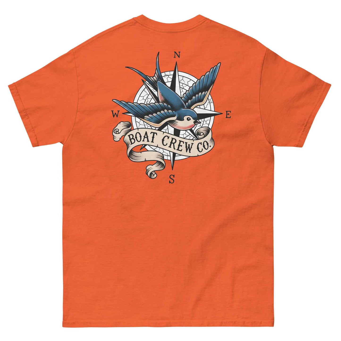 Boat Crew Swallow Logo Shirt | Nautical Heritage Tee by Boat Crew Co.