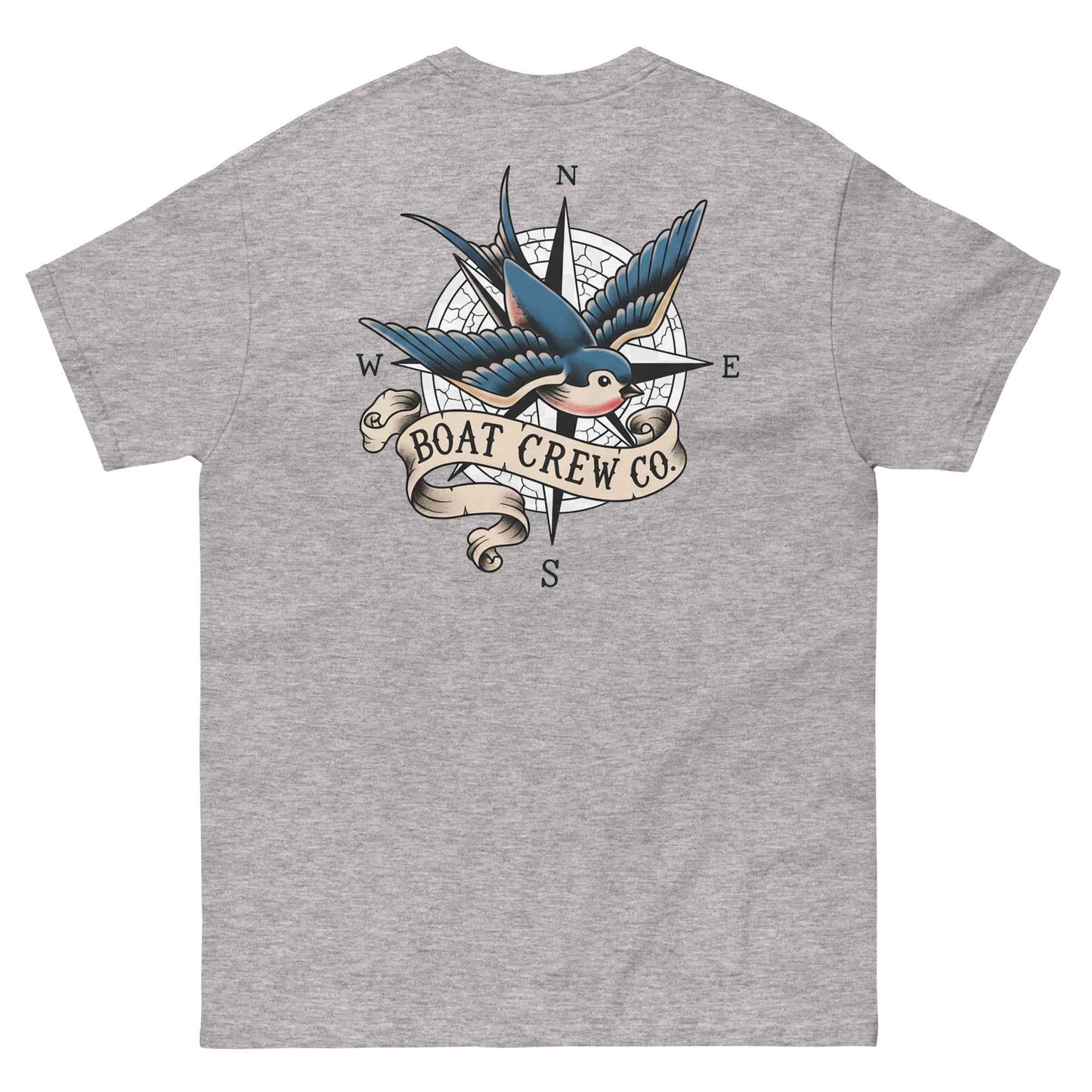 Boat Crew Swallow Logo Shirt | Nautical Heritage Tee by Boat Crew Co.