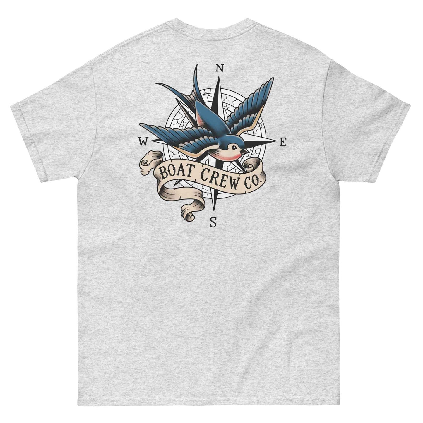 Boat Crew Swallow Logo Shirt | Nautical Heritage Tee by Boat Crew Co.