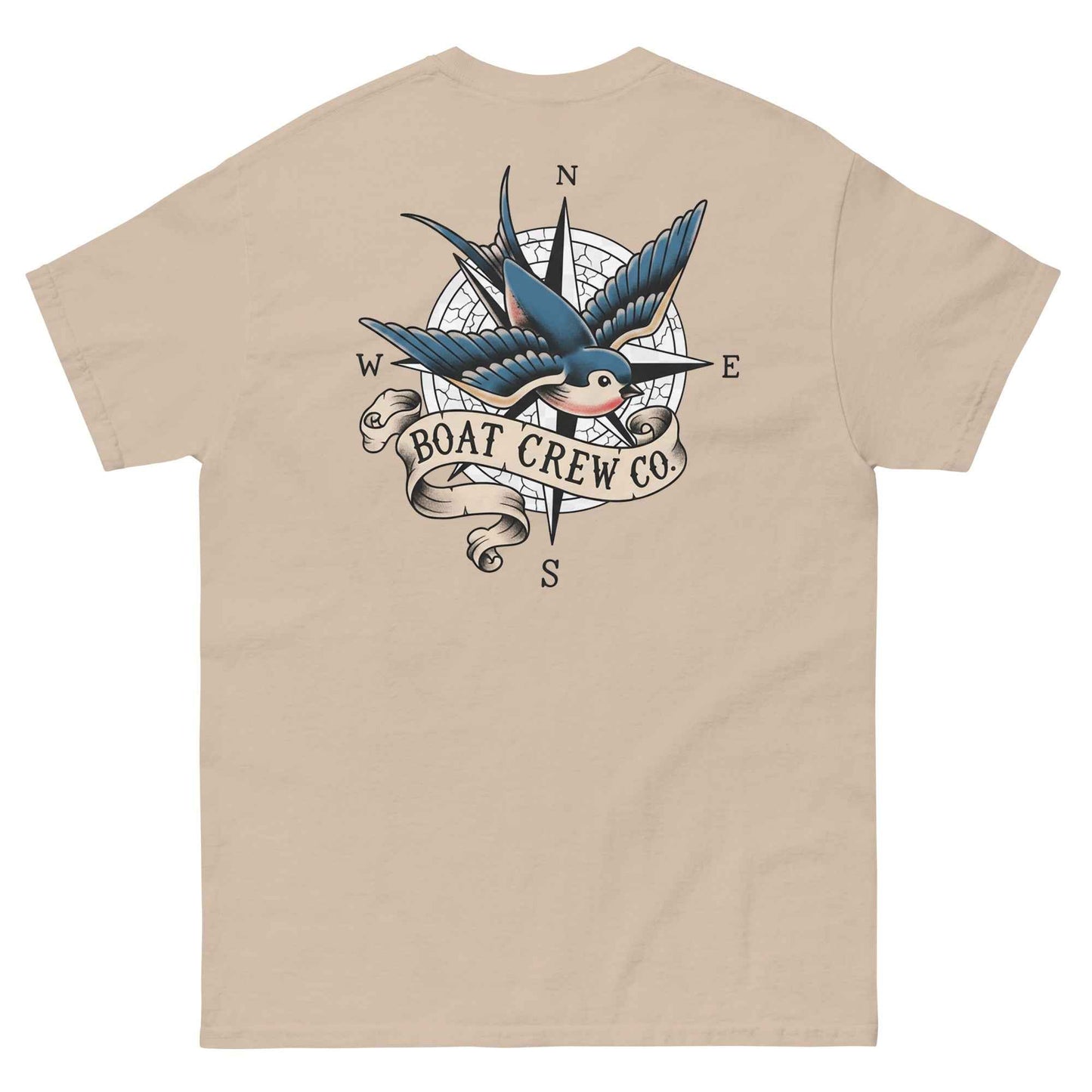 Boat Crew Swallow Logo Shirt | Nautical Heritage Tee by Boat Crew Co.