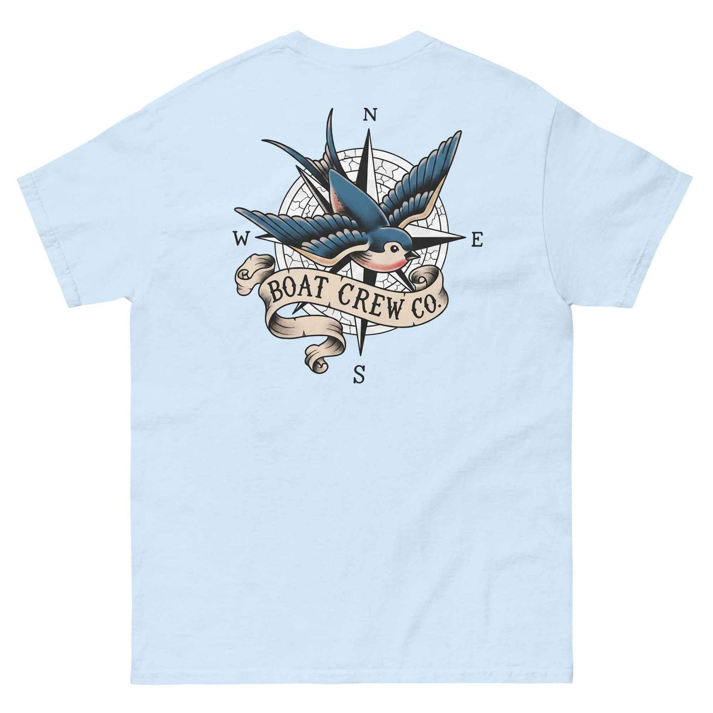 Boat Crew Swallow Logo Shirt | Nautical Heritage Tee by Boat Crew Co.