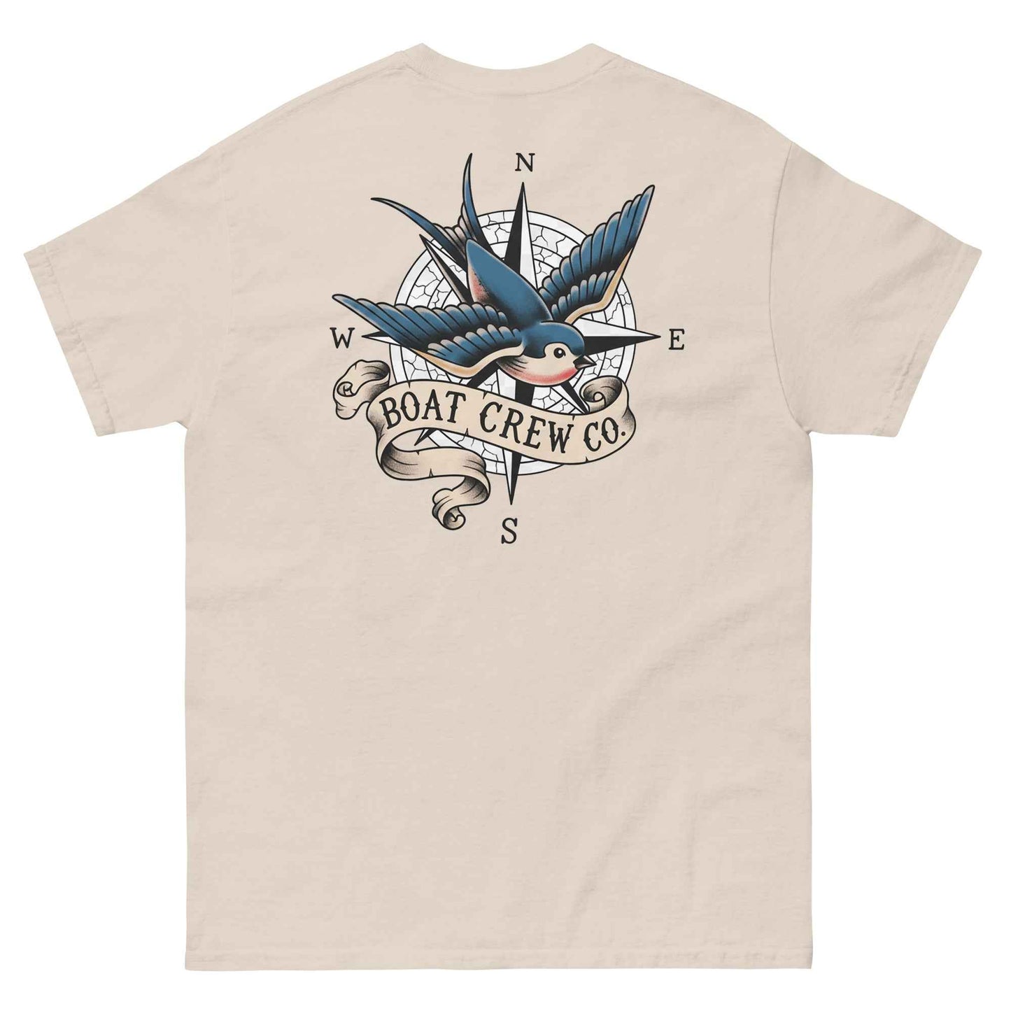 Boat Crew Swallow Logo Shirt | Nautical Heritage Tee by Boat Crew Co.