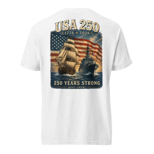 USA 250 Flag & Fleet Shirt – Boat Crew™