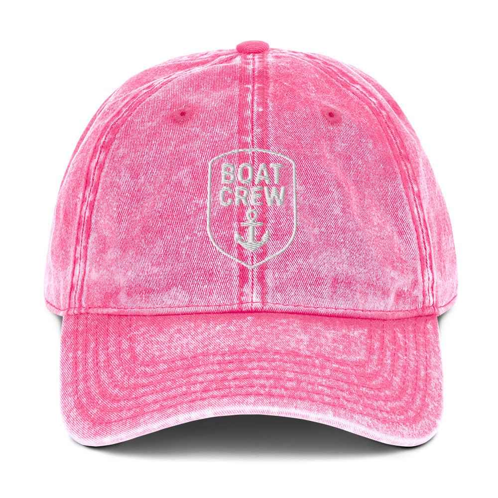 Boat Crew Vintage Cotton Twill Cap | Nautical Hat by Boat Crew Co.