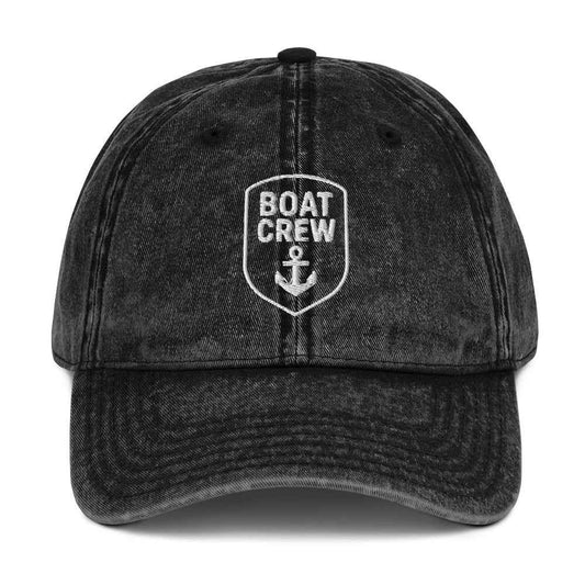 Boat Crew Vintage Cotton Twill Cap | Nautical Hat by Boat Crew Co.