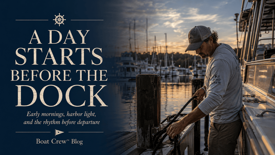 A Day Starts Before the Dock - Boat Crew™