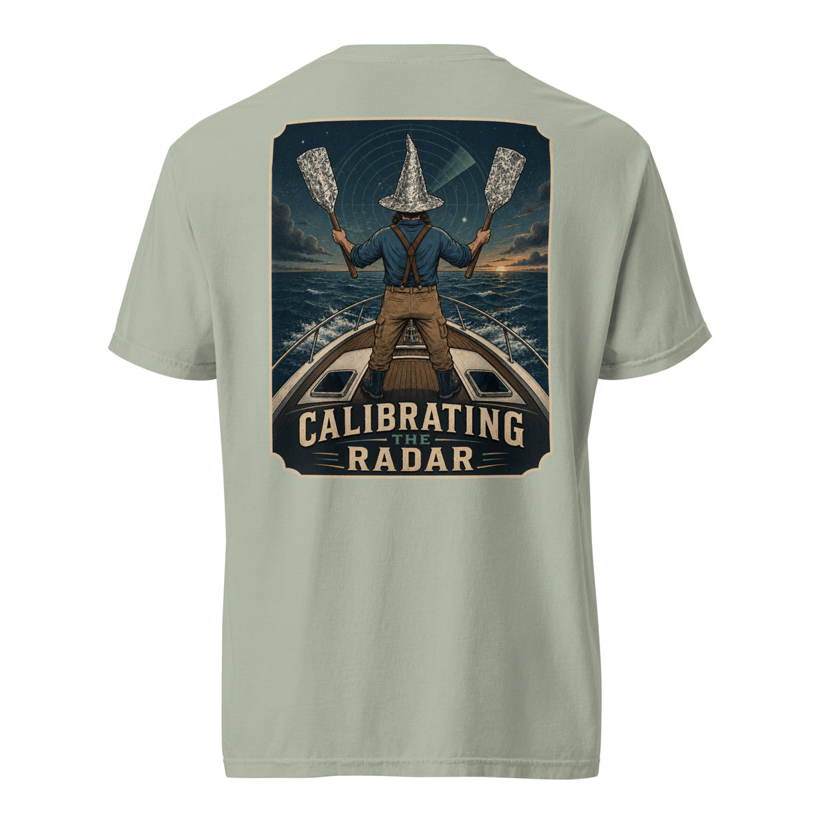 Calibrating the Radar Nautical Humor Tee